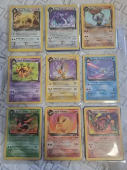 Pokemon Cards (TCG) 2000 Team Rocket Set - Uncommon, Common, Trainers- 112 Cards - Image 1
