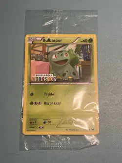 Build a Bear Pokemon Card Workshop Bulbasaur Promo Trading 1/108 SEALED NEW Mint - Image 1