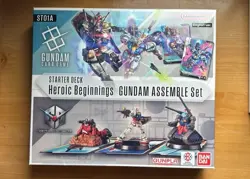 GUNDAM CARD GAME ASSEMBLE HEROIC BEGINNING STARTER DECK SET ST01A - Image 1