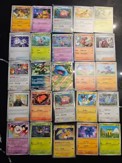 Pokemon 25 Card Bulk Lot | 5 Holo + 20 Common - Authentic TCG Collection (178) - Image 1