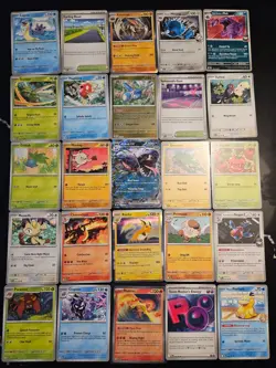 Pokemon 25 Card Bulk Lot | 5 Holo + 20 Common - Authentic TCG Collection (172) - Image 1