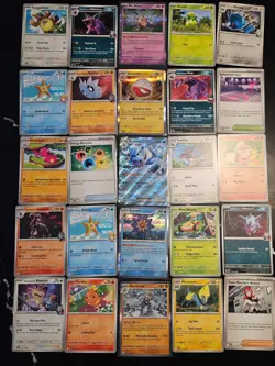 Pokemon 25 Card Bulk Lot | 5 Holo + 20 Common - Authentic TCG Collection (173) - Image 1