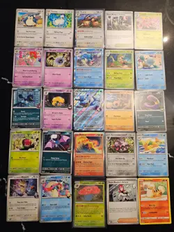 Pokemon 25 Card Bulk Lot | 5 Holo + 20 Common - Authentic TCG Collection (179) - Image 1
