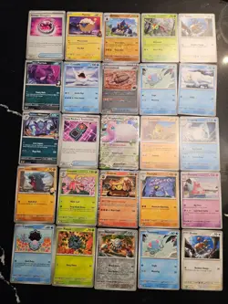 Pokemon 25 Card Bulk Lot | 5 Holo + 20 Common - Authentic TCG Collection (191) - Image 1