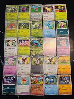 Pokemon 25 Card Bulk Lot | 5 Holo + 20 Common - Authentic TCG Collection (166) - Image 1