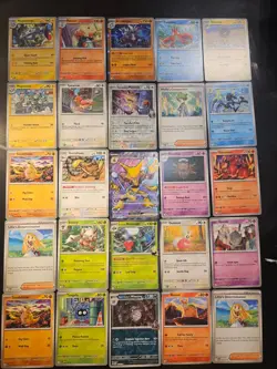 Pokemon 25 Card Bulk Lot | 5 Holo + 20 Common - Authentic TCG Collection (158) - Image 1