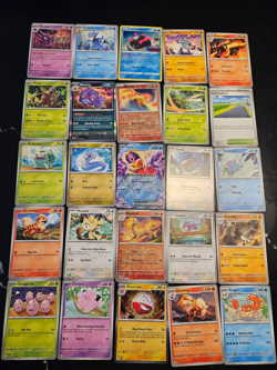 Pokemon 25 Card Bulk Lot | 5 Holo + 20 Common - Authentic TCG Collection (167) - Image 1