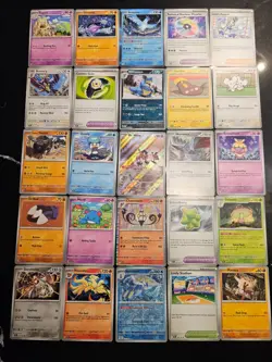 Pokemon 25 Card Bulk Lot | 5 Holo + 20 Common - Authentic TCG Collection (199) - Image 1