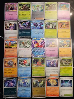 Pokemon 25 Card Bulk Lot | 5 Holo + 20 Common - Authentic TCG Collection (181) - Image 1