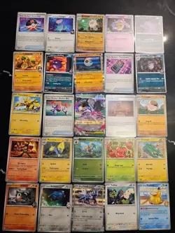Pokemon 25 Card Bulk Lot | 5 Holo + 20 Common - Authentic TCG Collection (236) - Image 1