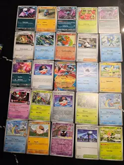 Pokemon 25 Card Bulk Lot | 5 Holo + 20 Common - Authentic TCG Collection (234) - Image 1
