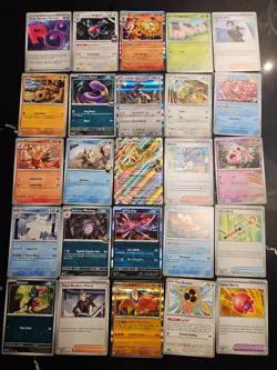 Pokemon 25 Card Bulk Lot | 5 Holo + 20 Common - Authentic TCG Collection (237) - Image 1