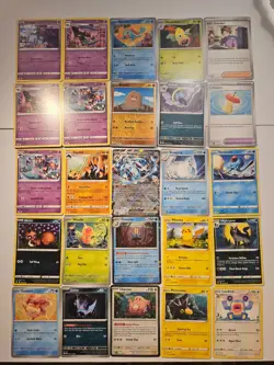 Pokemon 25 Card Bulk Lot | 5 Holo + 20 Common - Authentic TCG Collection (241) - Image 1