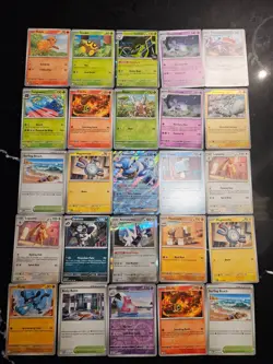 Pokemon 25 Card Bulk Lot | 5 Holo + 20 Common - Authentic TCG Collection (225) - Image 1