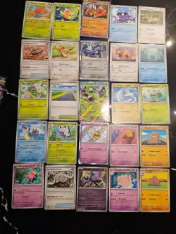 Pokemon 25 Card Bulk Lot | 5 Holo + 20 Common - Authentic TCG Collection (209) - Image 1