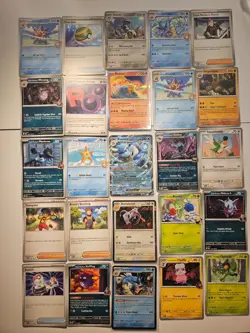 Pokemon 25 Card Bulk Lot | 5 Holo + 20 Common - Authentic TCG Collection (262) - Image 1