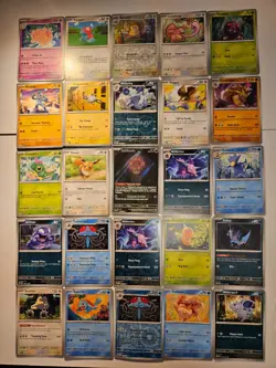 Pokemon 25 Card Bulk Lot | 5 Holo + 20 Common - Authentic TCG Collection (285) - Image 1