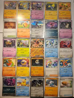 Pokemon 25 Card Bulk Lot | 5 Holo + 20 Common - Authentic TCG Collection (258) - Image 1