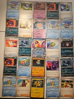 Pokemon 25 Card Bulk Lot | 5 Holo + 20 Common - Authentic TCG Collection (260) - Image 1