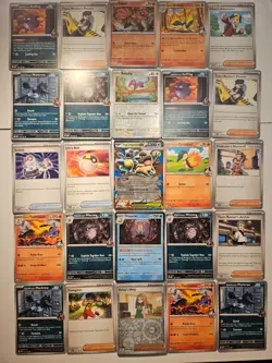 Pokemon 25 Card Bulk Lot | 5 Holo + 20 Common - Authentic TCG Collection (265) - Image 1