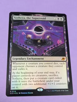 MTG Magic: Edge of Eternities: Sothera, the Supervoid Foil #0115 Mythic - NM - Image 1