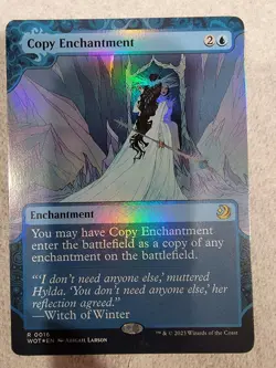 Magic the Gathering: Copy Enchantment FOIL ENCHANTING TALES Wilds Of Eldraine - Image 1