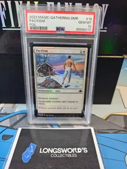 MTG - Pacifism FOIL - PSA 10 - Dominaria Remastered - Image 1