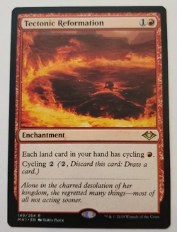 1x Tectonic Reformation Modern Horizons MTG Magic the Gathering NM - Image 1