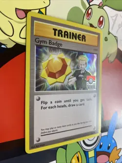 Gym Badge Lt. Surge - XY205 Black Star Promo Card (Pokemon) Holo LP+ - Image 2