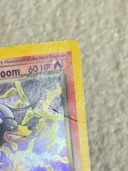 Dark Houndoom 7/105 Neo Destiny Holo Pokemon Card 2000 Vtg TCG SEE PHOTOS - Image 4