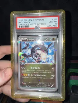 2016 POKEMON JPN XY PROMO #232 Skytree RAYQUAZA PSA 10 - Image 1