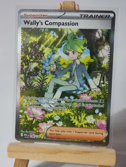 WALLY'S COMPASSION 186/132 MEGA EVOLUTION Supporter Trainer Pokemon NM - Image 1