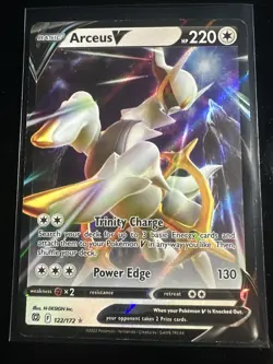 Pokemon Arceus V 122/172 SWSH09: Brilliant Stars Ultra Rare - NM - Image 1