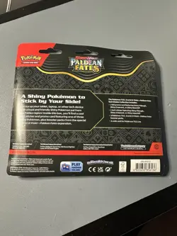 Pokemon S&V Paldean Fates Tech Sticker Collection - Shiny Fidough - SEALED - Image 2