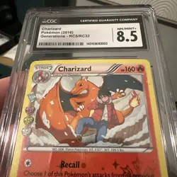 CGC 8.5 Charizard RC5/RC32 (2016) Pokemon Generations Radiant - Image 1