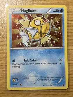 Pokemon Shiny Magikarp XY143 Holo 2016 Black Star Promo NM Target - Image 1