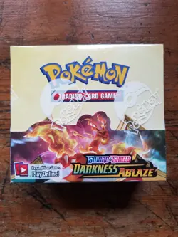 Pokemon TCG Darkness Ablaze Booster Box Sword Shield New Sealed Minty Box 820650817120 - Image 1