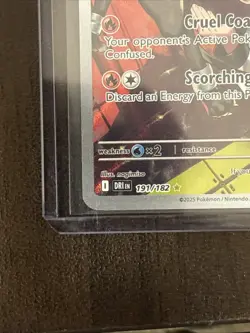 Pokemon TCG Team Rocket's Houndoom 191/182 Sv10 Destined Rivals IR Full Art Holo - Image 5