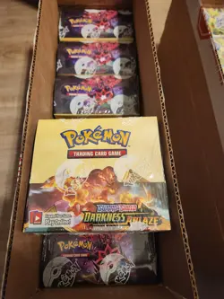 Pokemon TCG Sword/Shield Darkness Ablaze Booster Box 36 Packs SEALED-CASE FRESH - Image 1