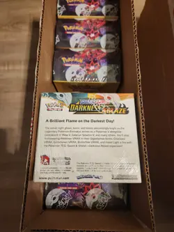 Pokemon TCG Sword/Shield Darkness Ablaze Booster Box 36 Packs SEALED-CASE FRESH - Image 2