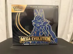 Pokemon TCG: Mega Evolution - Elite Trainer Box ETB - Lucario - New & Sealed - Image 1