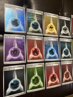 Pokemon TCG Energy Holo Lot x16 Modern Mixed Energy Holos English - Image 3