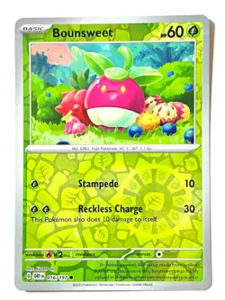 Bounsweet 016/197 Reverse Holo Common Obsidian Flames Pokemon TCG - Near Mint NM - Image 3
