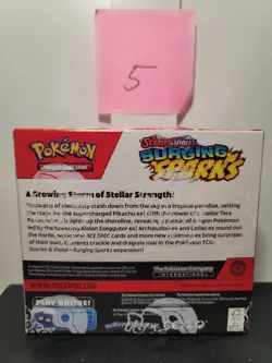 Pokemon TCG Scarlet & Violet Surging Sparks Booster Box FACTORY SEALED Auction 5 - Image 3
