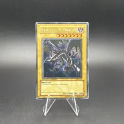 Yu-Gi-Oh! Red-Eyes B. Dragon BPT-005 Limited Edition Rare Reverse Foil Error - Image 1