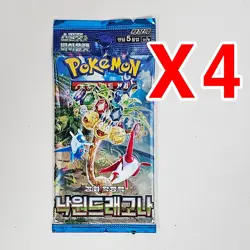 8 PACKS 151+Paradise Dragona(Surging Sparks)Pokemon Cards Booster Sealed KOREAN - Image 3