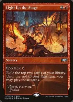 Light Up the Stage -Foil Medium Play MTG Promos: FNM - Image 1