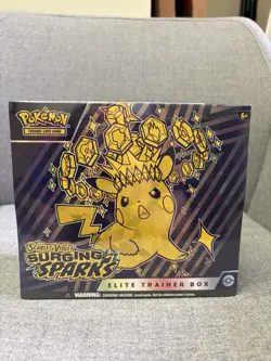 Pokemon Scarlet Violet Surging Sparks ETB Elite Trainer Box Sealed Hobby Card - Image 1