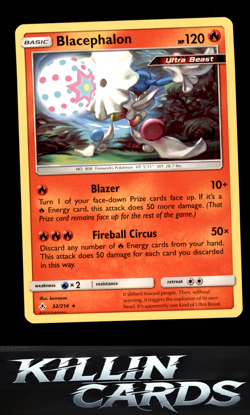Blacephalon 32/214 Pokemon Rare SM - Unbroken Bonds Card NM - Image 1