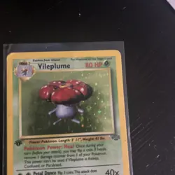 1ST EDITION Vileplume Holo Foil Rare Jungle 15/64 1999 Pokemon TCG Card HP - Image 3